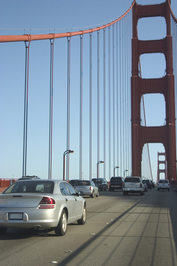 Golden Gate Bridge traffic