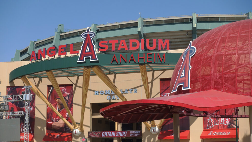 Angel baseball Stadium in Anaheim