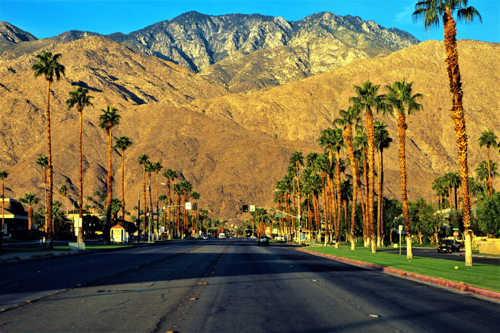 Palm Canyon Drive in Palm Springs