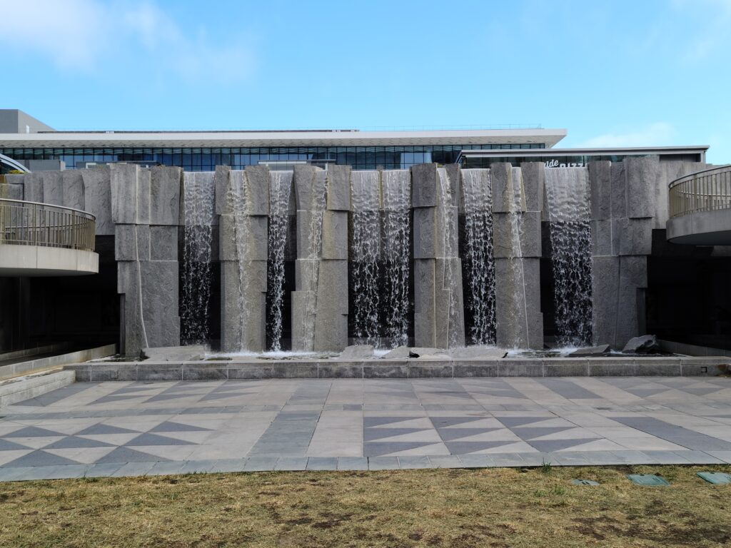 MLK Jr. fountain in Yerba Buena Gardens