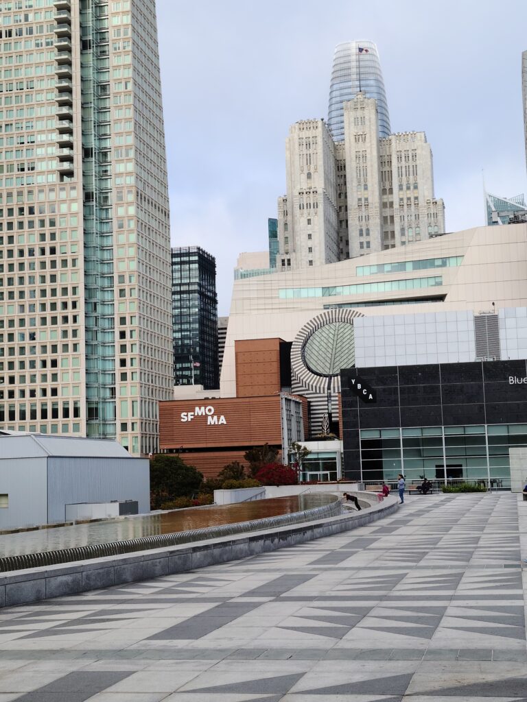 SFMOMA external view from Yerba Buena