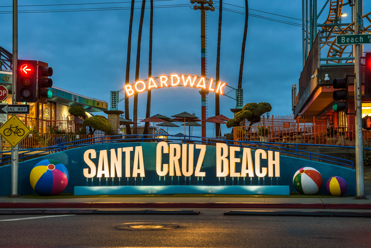 Santa Cruz Boardwalk entrance